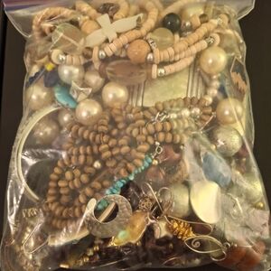 FREE SHIPPING - Jewelry Craft Bits And Pieces Lets Keep This Out Of The Landfill
